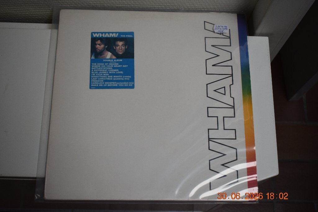 LP : Wham ! The Final (2 LP's) (Synth Pop), LP, Gebruikt, Beschermende buitenhoes, Pop