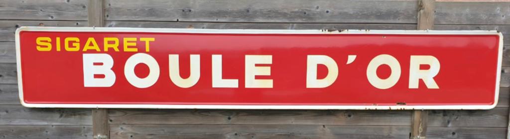 Boule D'or emaille bord uit 1954 Nederlandse versie., Enlèvement