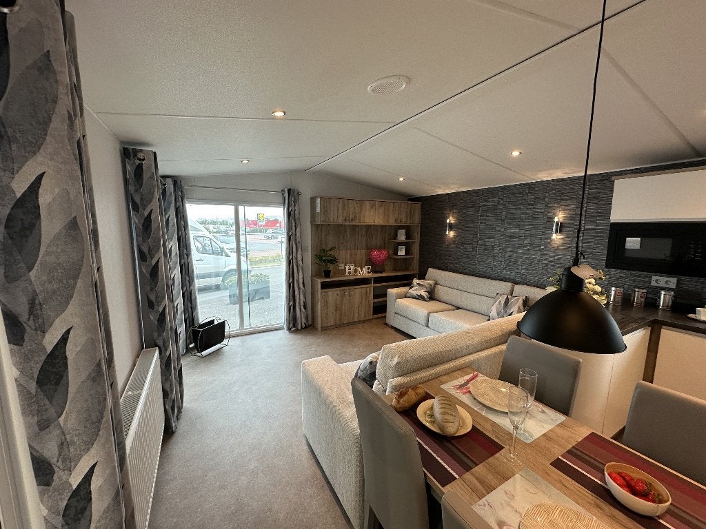 Mobil-home de luxe Scala 1100x4000 avec 2 chambres, Caravanes & Camping, Jusqu'à 6