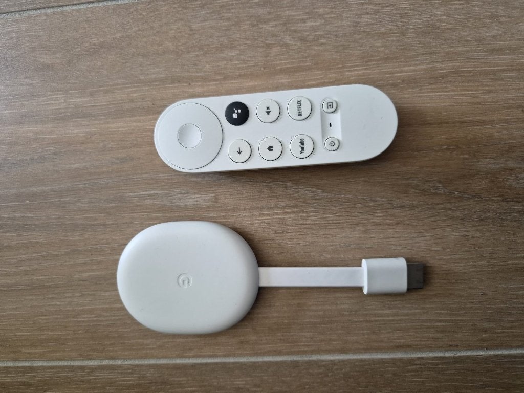 Google Chromecast met Google TV 4K EU, Ophalen of Verzenden, Zo goed als nieuw, HDMI, Zonder harde schijf