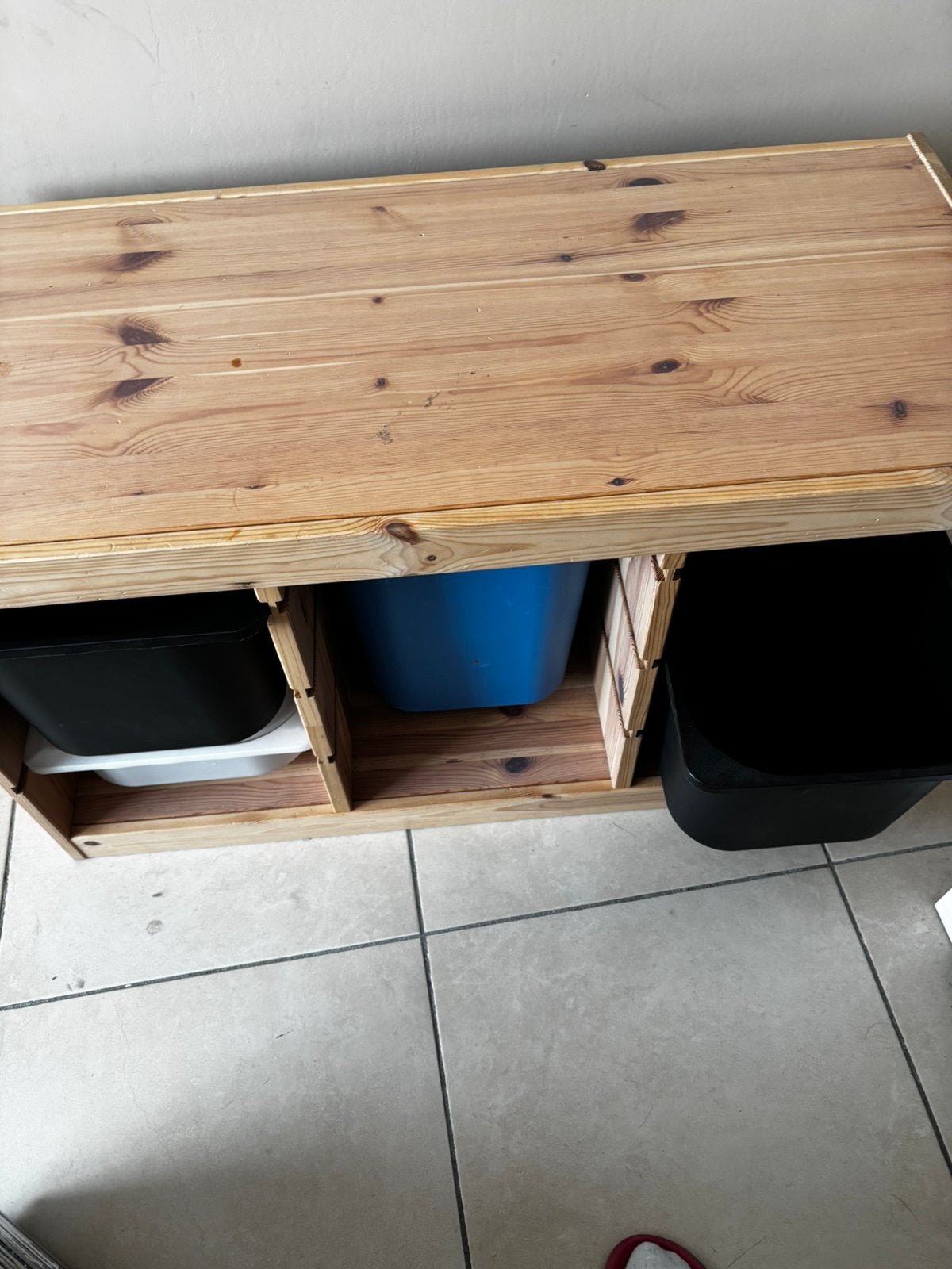 Ikea speelgoed kast met bakken, Enlèvement, Utilisé