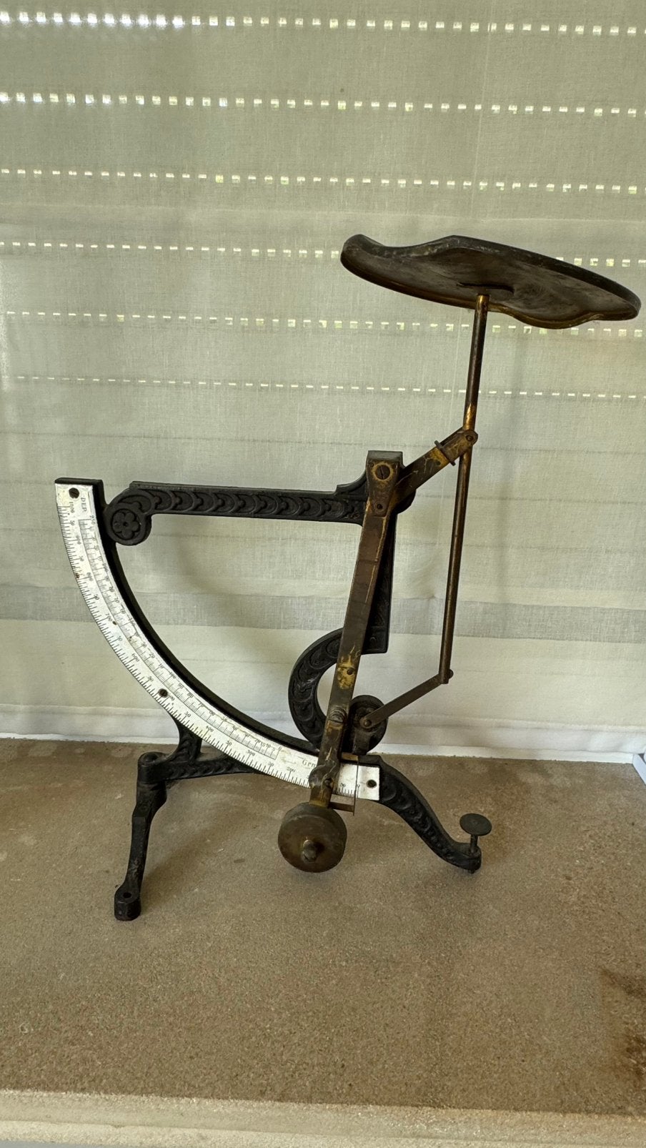Ancienne balance en cuivre vintage (offre?), Antiquités & Art, Enlèvement