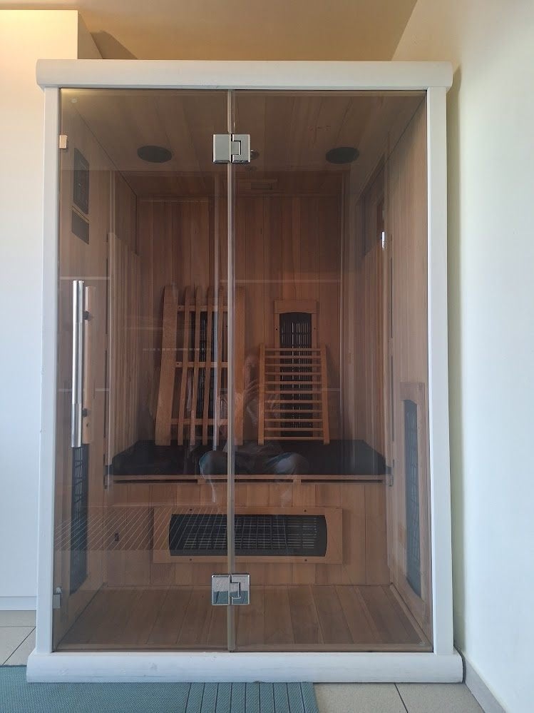infraroodsauna, Ophalen, Gebruikt, Infrarood, Complete sauna