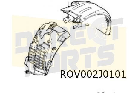 Land Rover Range Rover Sport (10/17-6/22) (L494) Modderkuip, Autos : Pièces & Accessoires, Neuf, Land Rover, -, -