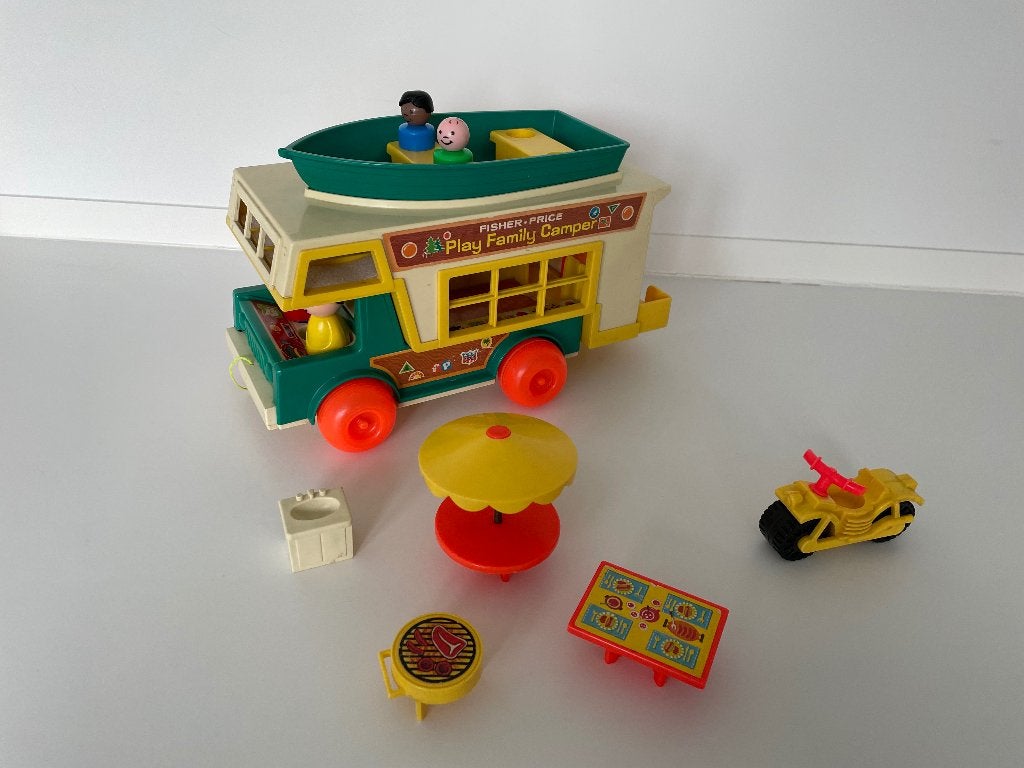 Fisher Price Family Camper, Kinderen en Baby's, Speelgoed | Fisher-Price, Ophalen, Gebruikt, Speelset