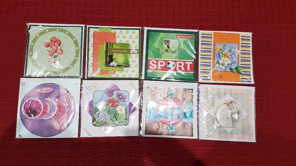 50 Wenskaarsen (10 euro), Hobby en Vrije tijd, Kaarten | Zelfgemaakt, Ophalen of Verzenden, Nieuw, Overige thema's
