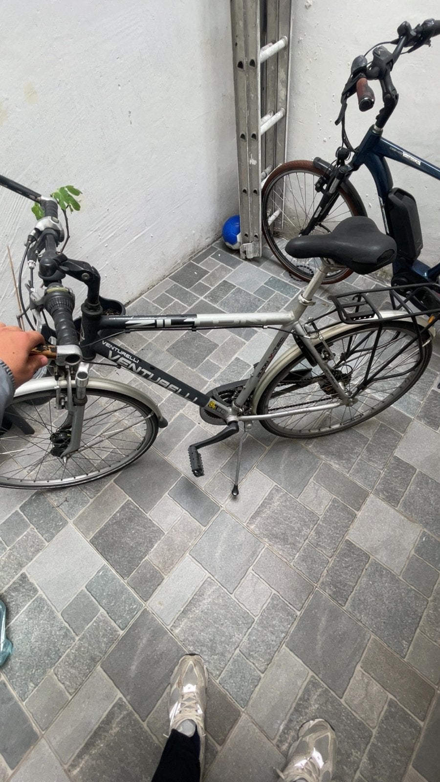 Fiets, Fietsen en Brommers, Fietsen | Tandems, Ophalen of Verzenden, Gebruikt, Minder dan 10 versnellingen