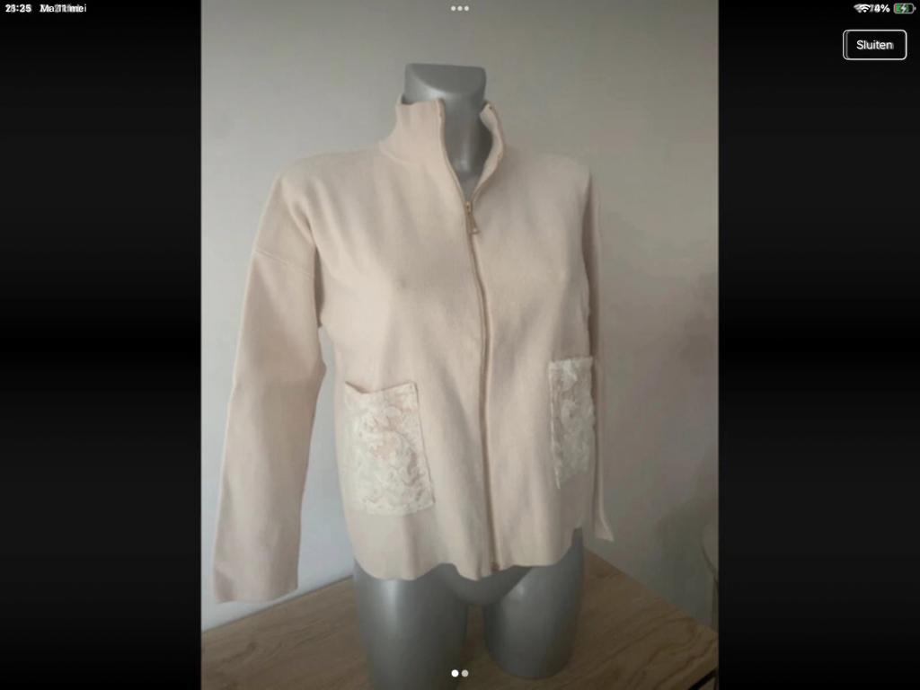 gilet beige, Kleding | Dames, Truien en Vesten, Ophalen of Verzenden, Zo goed als nieuw, Maat 38/40 (M), Beige