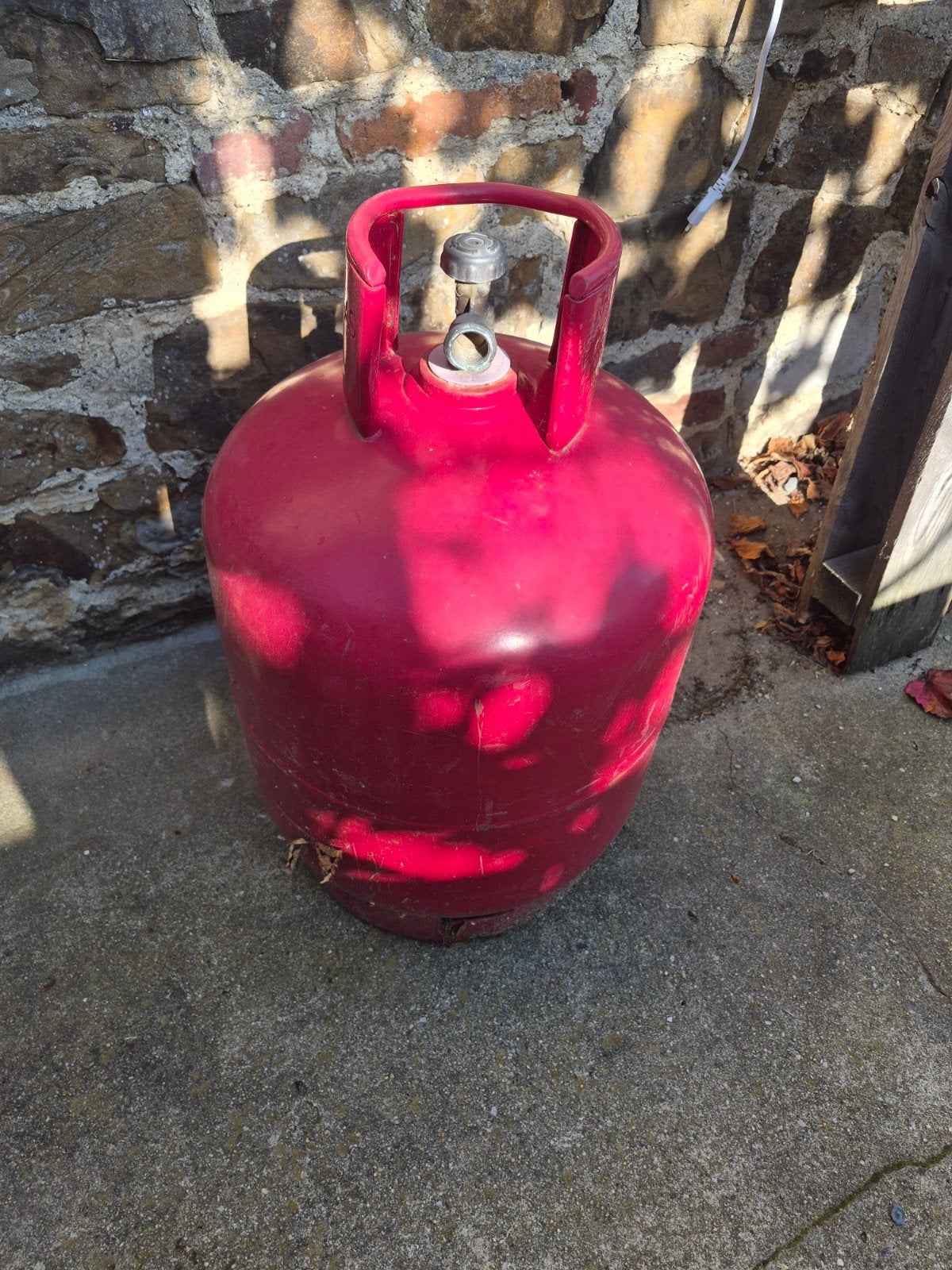 ancienne bonbonne gaz vide, Enlèvement
