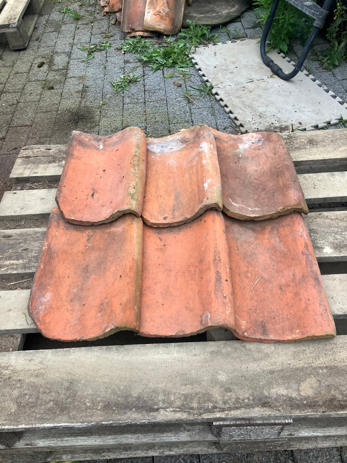 Recup boomse dakpannen, Ophalen, Gebruikt, Steen of Klei, 15 m² of meer
