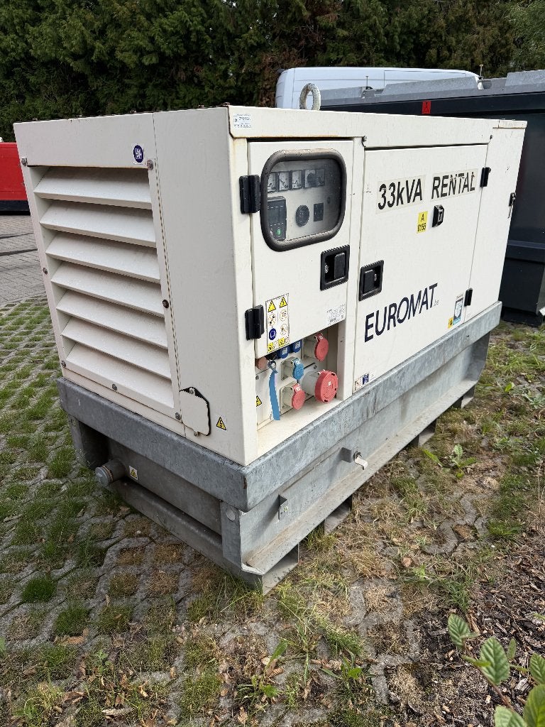 33 kVA 400V Diesel Generator EUROMAT Kubota Leroy-Somer, Ophalen