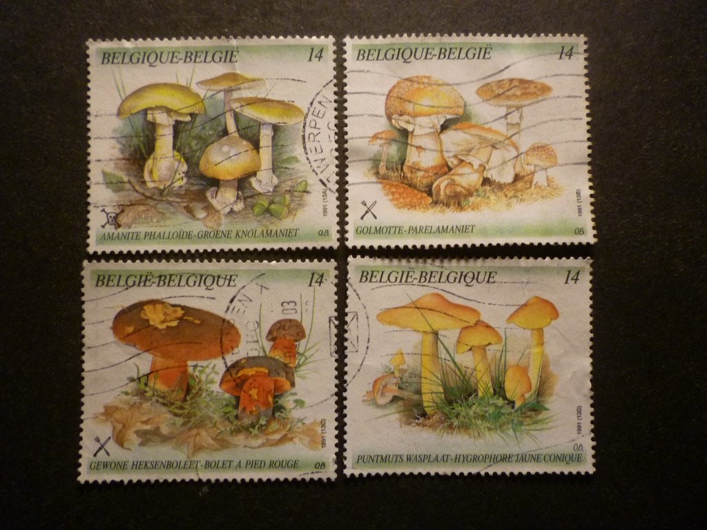België/Belgique 1991 Mi 2470/2473(o) Gestempeld/Oblitéré, Envoi, Oblitéré