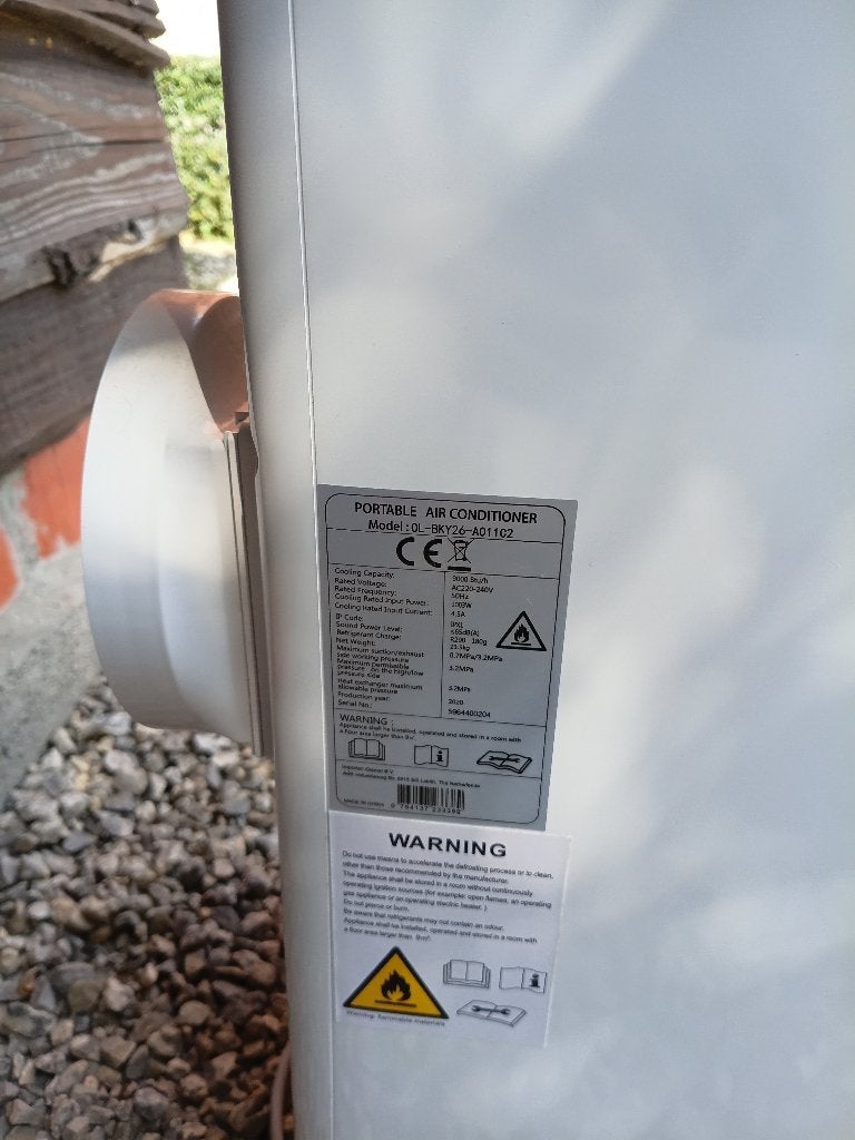 Mobiele airco, Ophalen, Minder dan 60 m³, Zo goed als nieuw, Koelen en Ontvochtigen