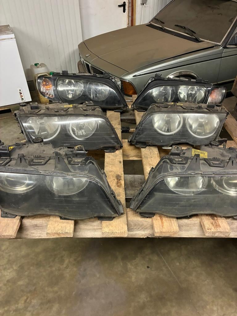 BMW E46 diverse koplampen, Auto-onderdelen, Verlichting, BMW, Gebruikt, Ophalen
