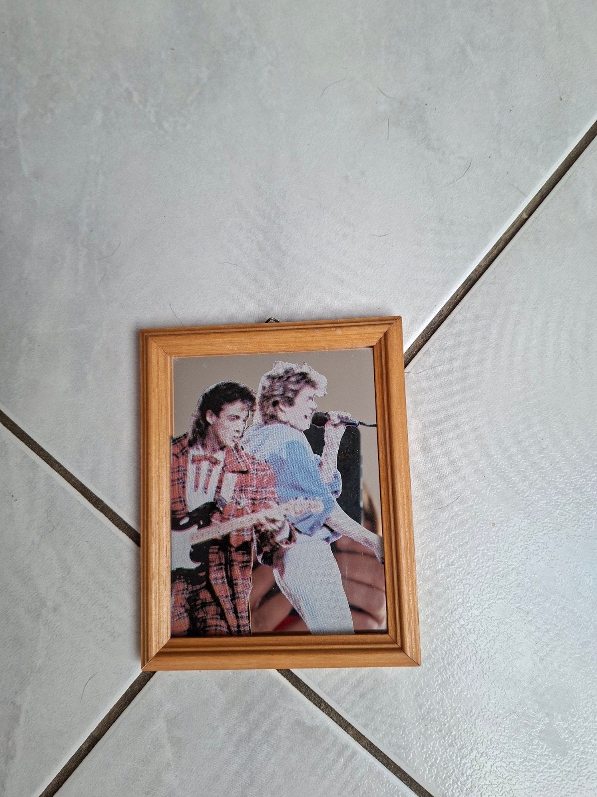 vintage spiegeltje van wham, Ophalen, Gebruikt