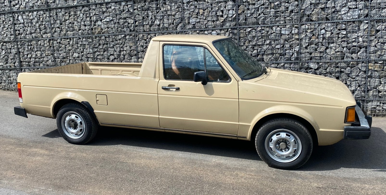 Vw rabbit pick up, Auto's, Voorwielaandrijving, Beige, Volkswagen, Beige