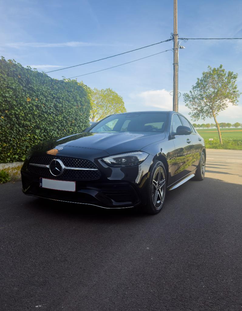 Mercedes-Benz C300e PHEV AMG Line (230 kW), Auto's, Mercedes-Benz, Automaat, 19 g/km, Zwart, Bedrijf