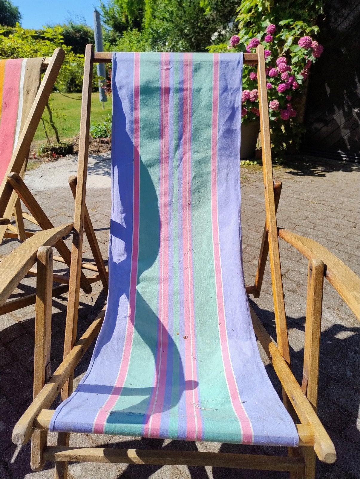 retro strandstoel, Jardin & Terrasse, Hamacs, Enlèvement, Utilisé, Intérieur, Pliable