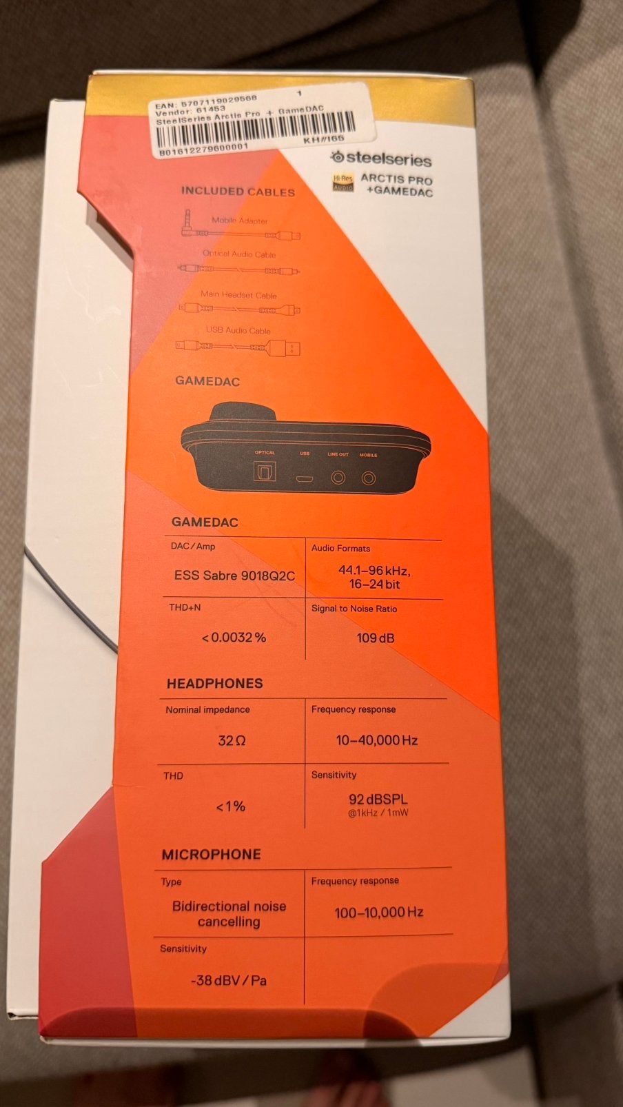Steelseries Arctis Pro + Gamedac Headset, Enlèvement ou Envoi, Comme neuf, Over-ear