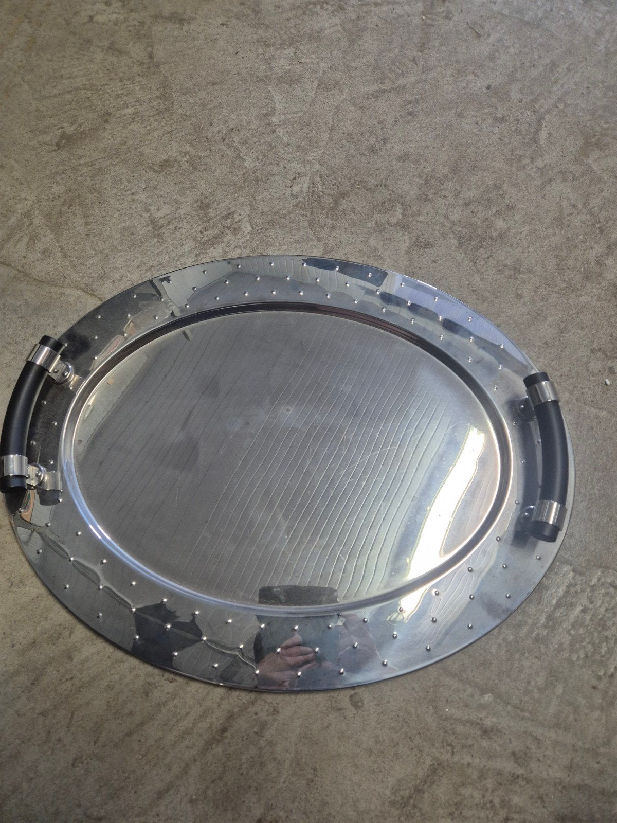 Inox dienblad, Huis en Inrichting, Woonaccessoires | Onderzetters, Ophalen