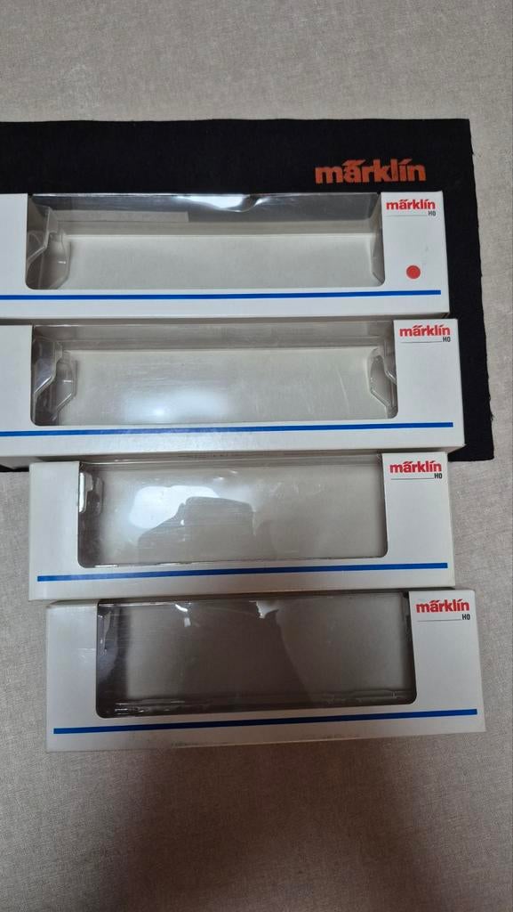 Märklin lege originele dozen van pers. wagons 41361 + 41371, Enlèvement ou Envoi, Märklin