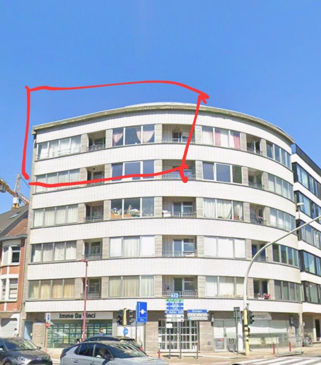 Appartement te huur centrum Deinze HP €990 + €70 kosten, 50 m² of meer, Provincie Oost-Vlaanderen