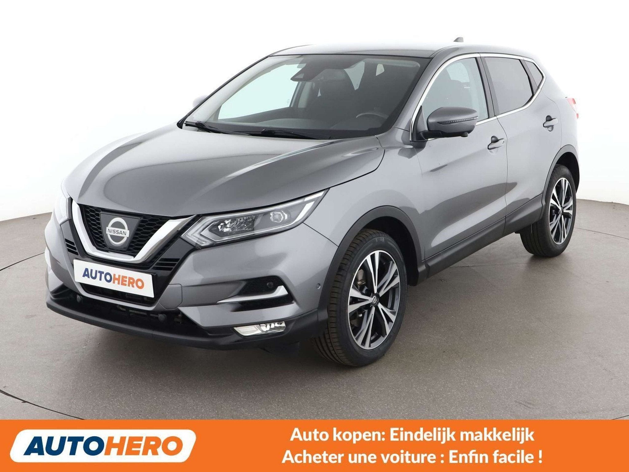 Nissan QASHQAI 1.2 360 (année de construction 2018), Autos, Argent ou Gris, Achat, 129 g/km, Noir