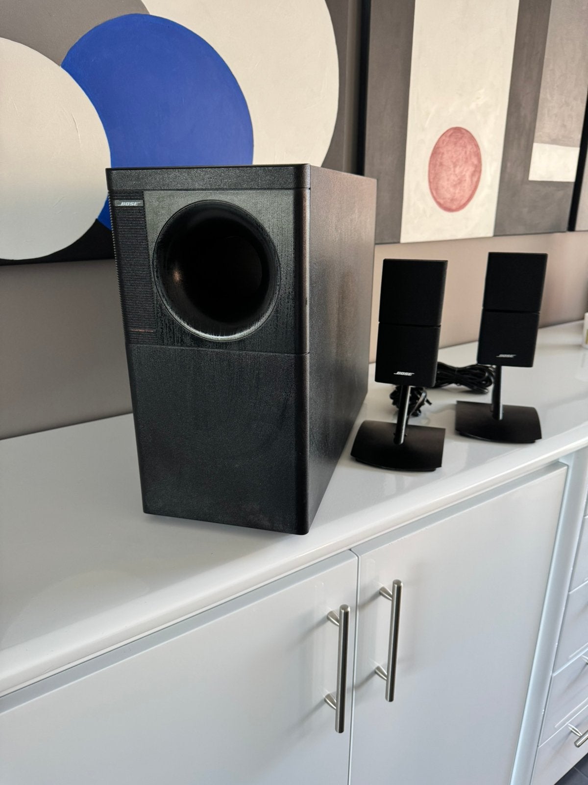 BOSE Acoustimass 5 Serie III Stereo luidsprekers 2.1, Kit d'enceintes, 60 à 120 watts, Comme neuf, Enlèvement
