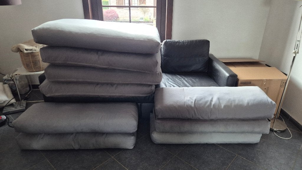 Lot de 9 Coussins pour Palettes Europe, Jardin & Terrasse, Enlèvement, Comme neuf