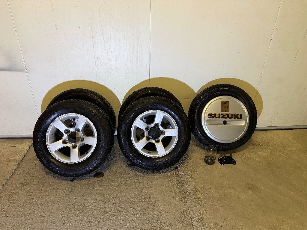 5 x Banden + Velgen Suzuki Jimny, Auto-onderdelen, Banden en Velgen, Ophalen, Band(en)