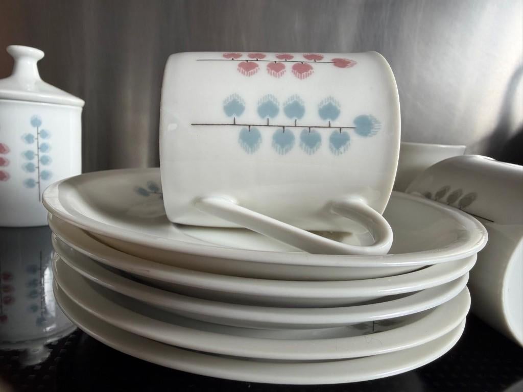 Set Porcelein koffie servies ARZBERG  312, Antiek en Kunst, Antiek | Servies los, Ophalen of Verzenden