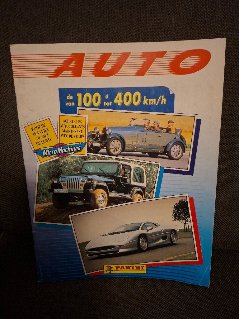 Panini auto boek, Ophalen of Verzenden
