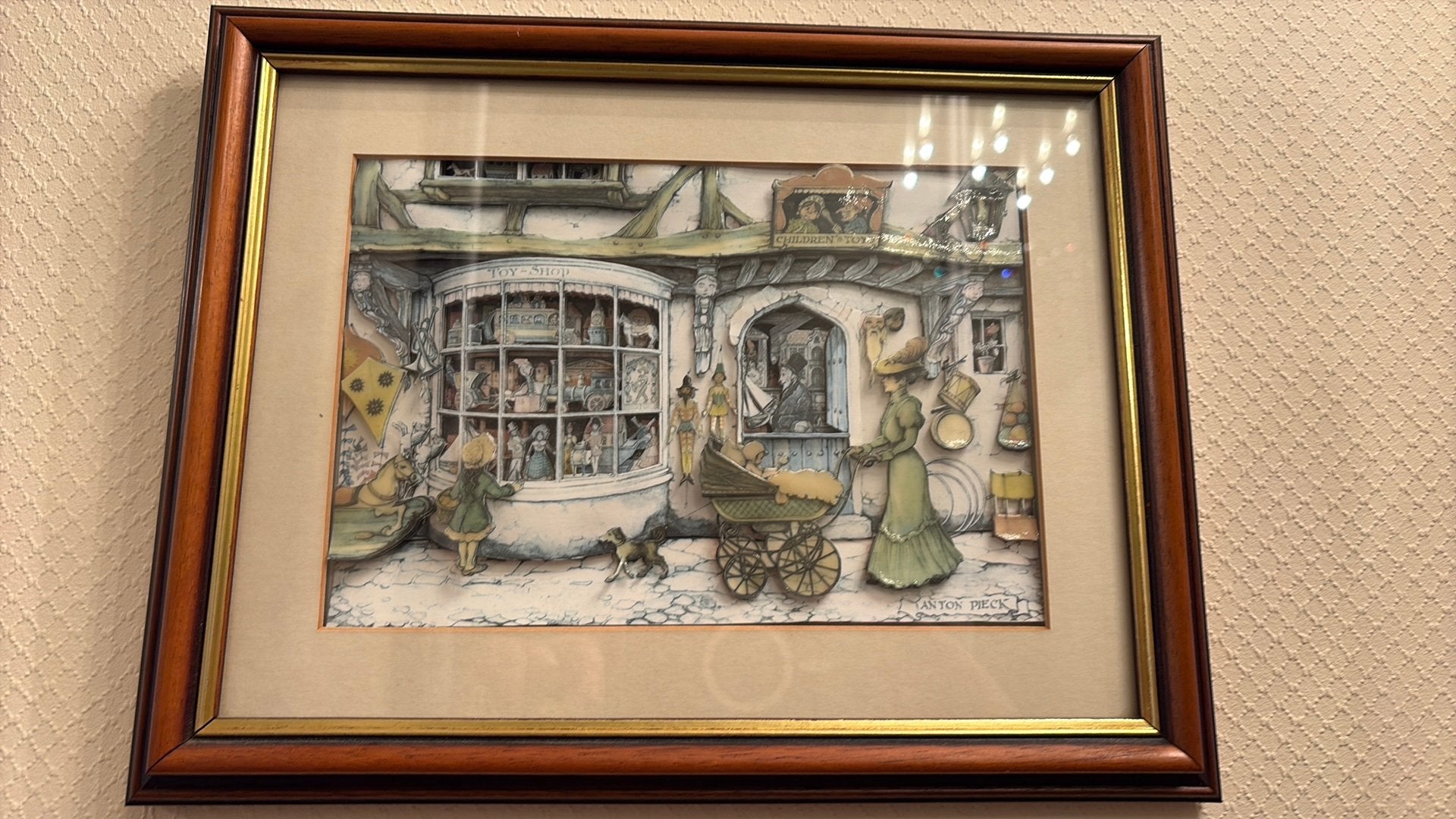 Anton Pieck reproductie, Antiquités & Art, Art | Dessins & Photographie, Enlèvement, Reproduction