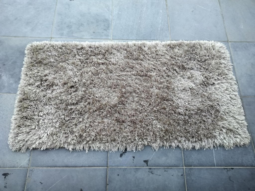 HOOGPOLLIG bruin tapijt, 150 à 200 cm, Past bij alles, Comme neuf, Brun
