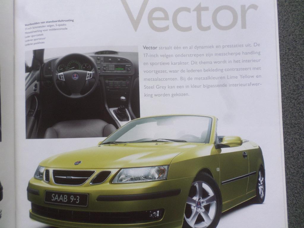 Saab 9³ 93 Cabrio 2004 Brochure, Ophalen of Verzenden