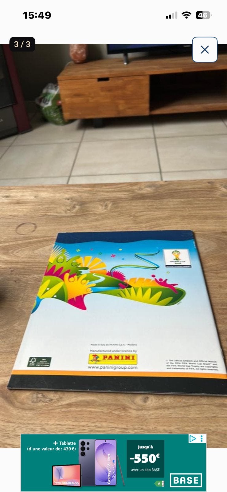 Panini brasil 2014, Ophalen, Zo goed als nieuw