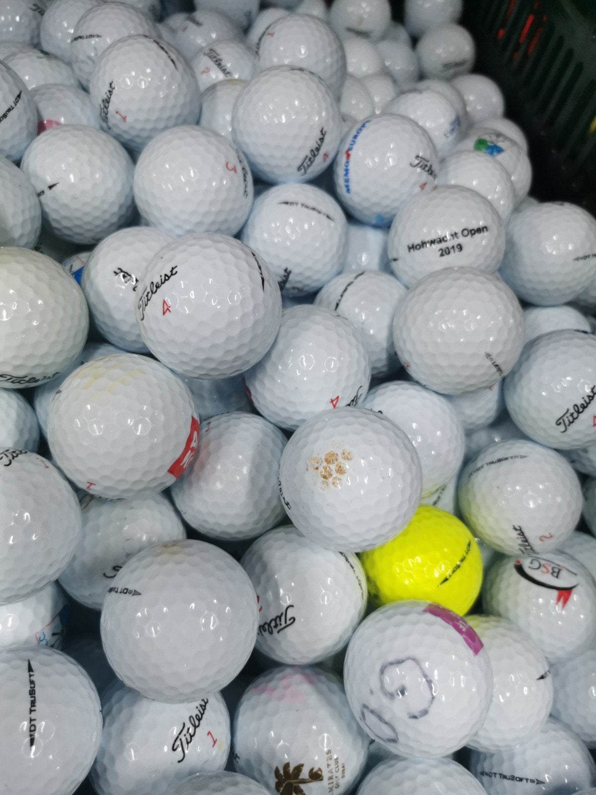 Titleist dt trusoft golfballen 50 stuks AAAA kwaliteit, Ophalen of Verzenden