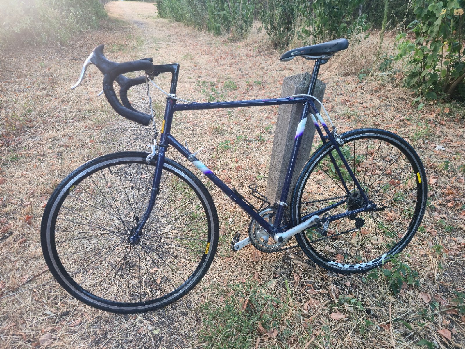 retro koersfiets - goede staat - maat 58-61, Frein sur jante, 57 à 61 cm, Acier, Enlèvement