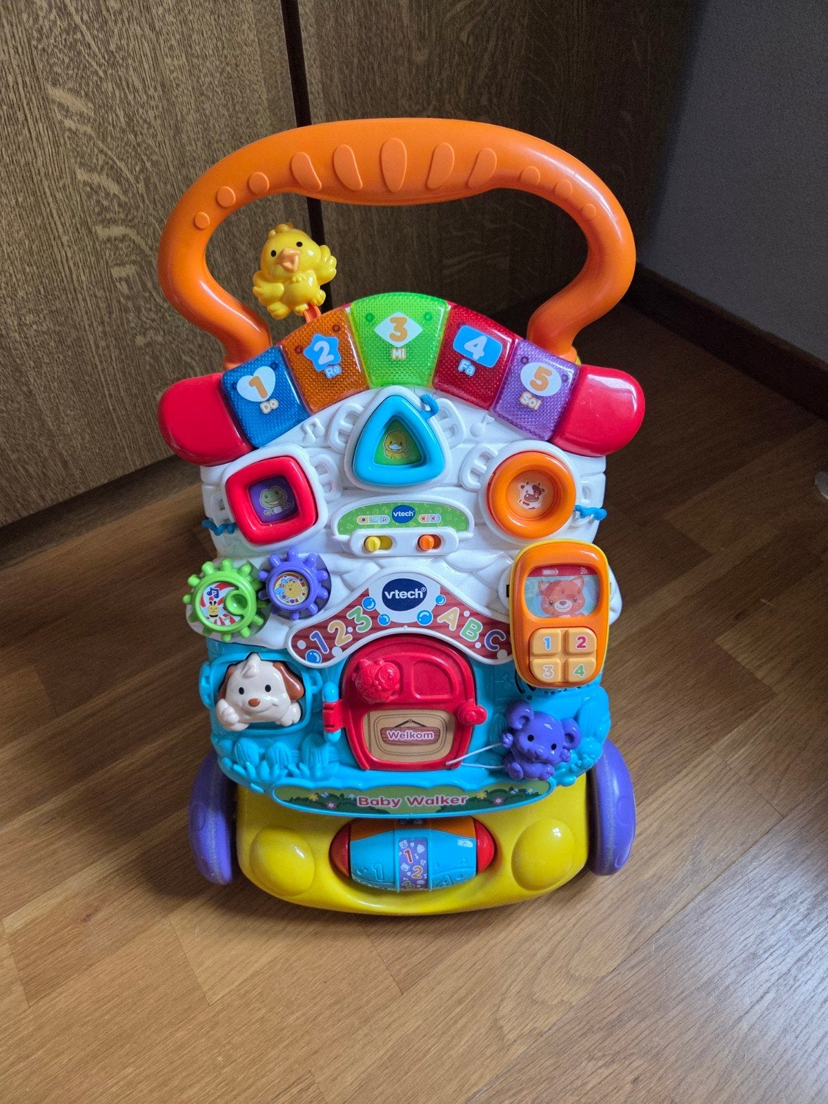 Vtech babywalker, Ophalen