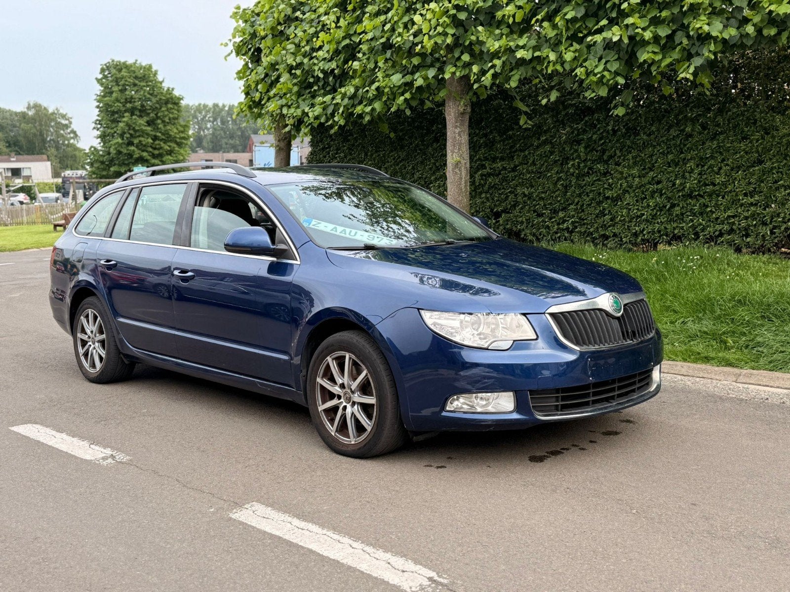 Skoda Super B 1.9TDI 2010, Auto's, Skoda, Blauw, Bedrijf, Superb, Te koop