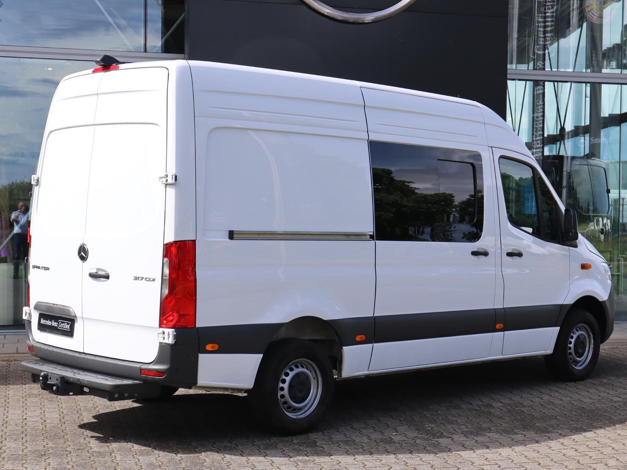 Mercedes-Benz Sprinter 317 L2H2 DC 6 PERS. 3.5T TREKHAAK, Automaat, 4 deurs, Euro 6, 4 cilinders
