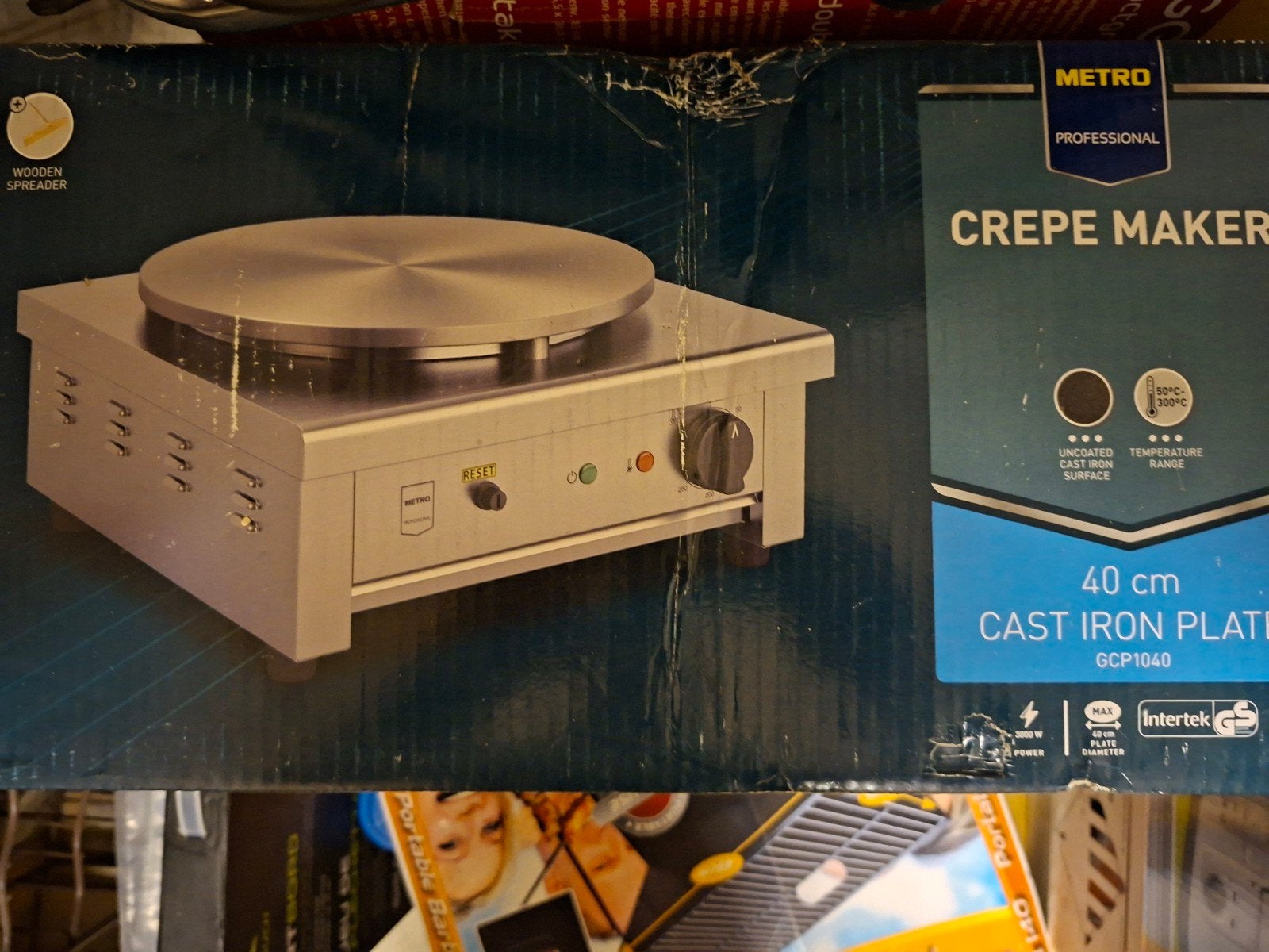 Appareil a crepe Pro GCP1040, Electroménager, Appareils à gourmet, Enlèvement