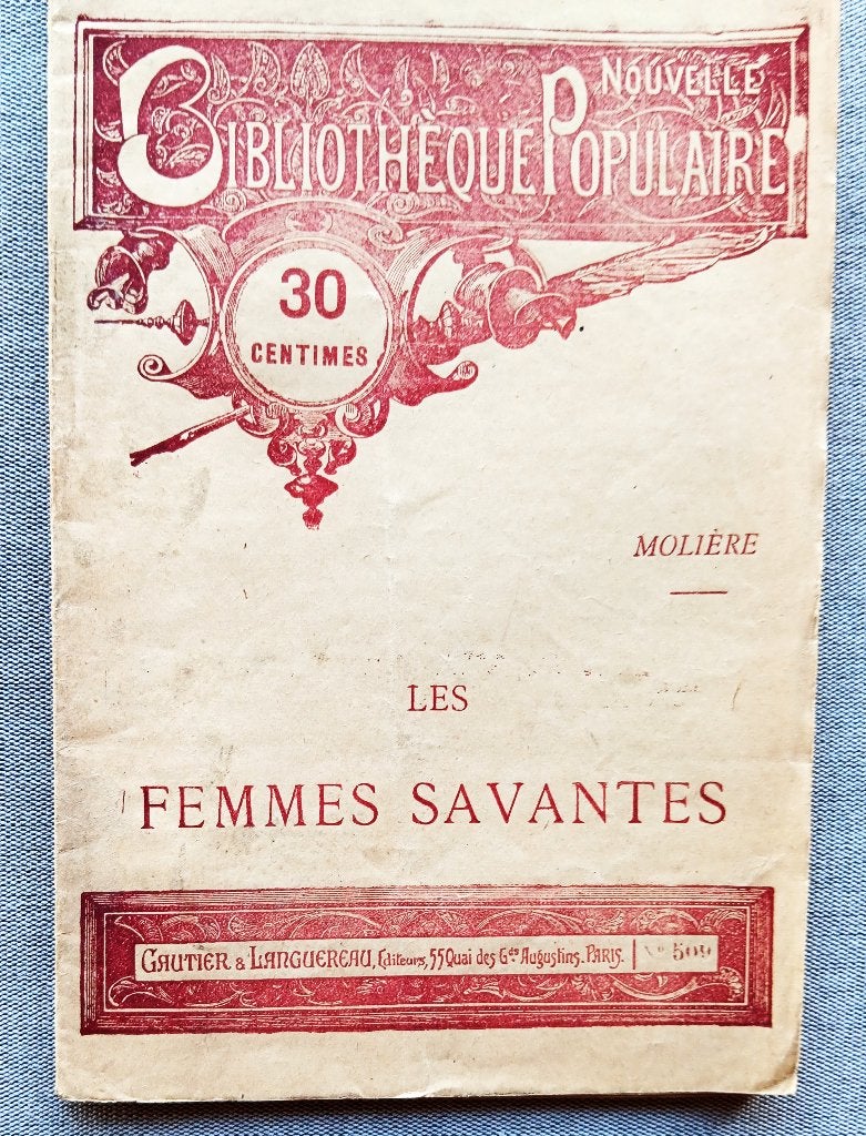 Les femmes savantes... van Molière, Boeken, Ophalen