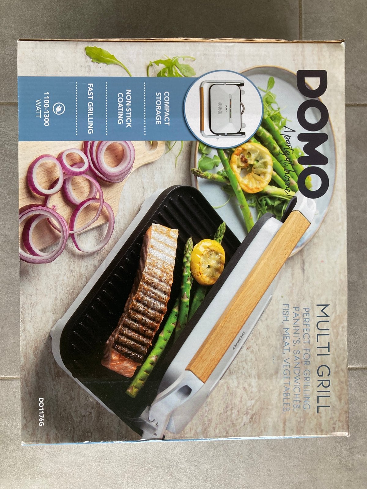 Multigrill DOMO, Elektronische apparatuur, Grillplaten, Ophalen, Zo goed als nieuw