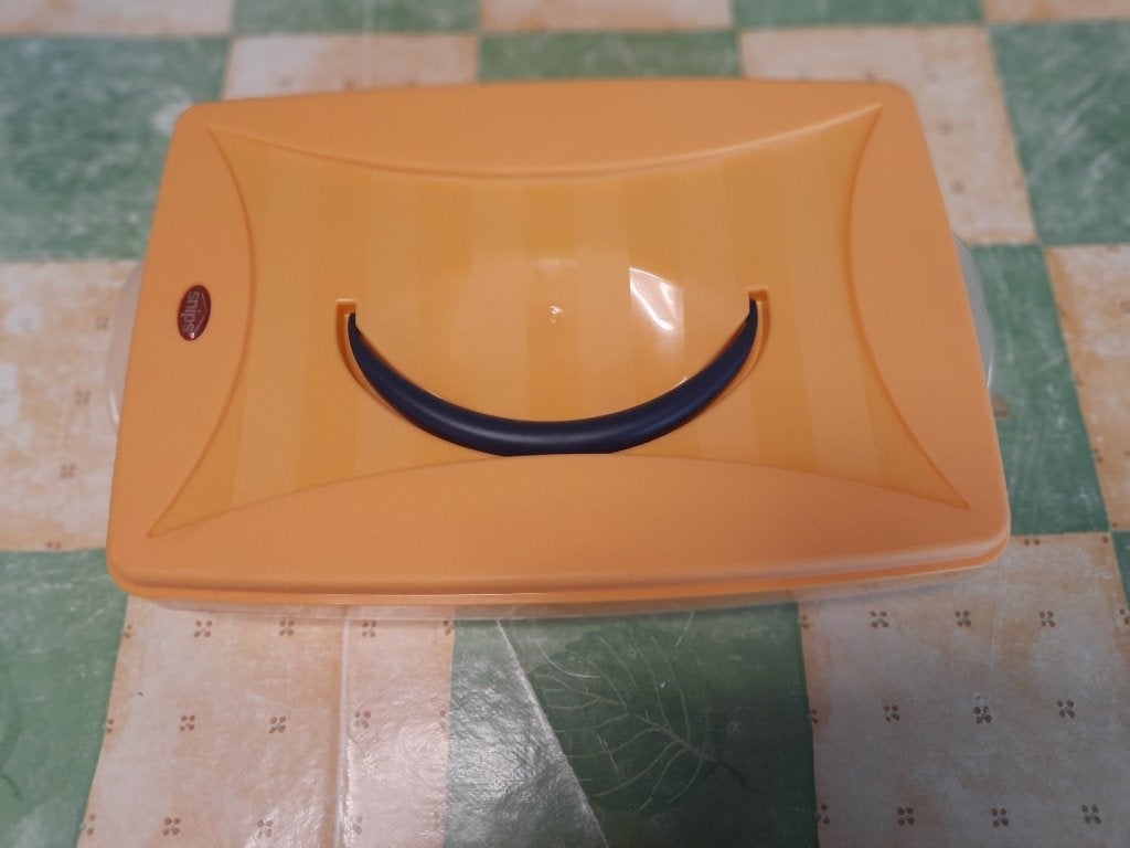 nieuwe speciale pvc box (brooddoos) handig met handvat, Huis en Inrichting, Ophalen of Verzenden, Nieuw, Met handvat
