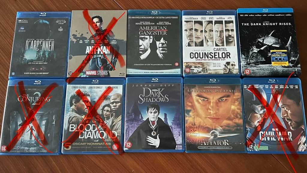 Bluray collectie te koop, Ophalen, Zo goed als nieuw