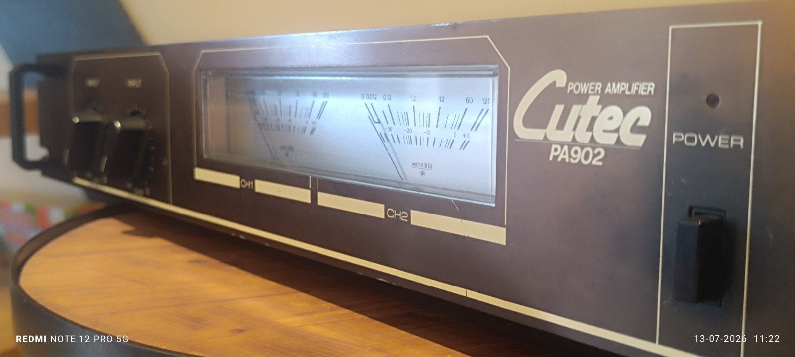 Cutec PA-902 eindversterker, TV, Hi-fi & Vidéo, Amplificateurs & Ampli-syntoniseurs, Enlèvement ou Envoi