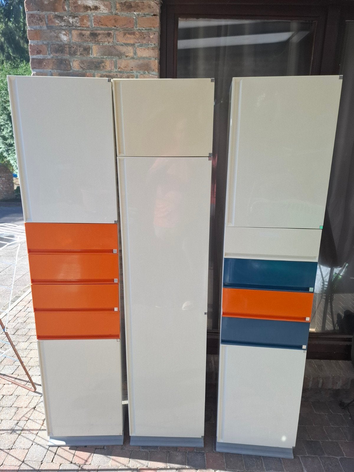 meuble vintage 70s  en trois parties h190m      l 1,20m, Maison & Meubles, Enlèvement ou Envoi, Utilisé
