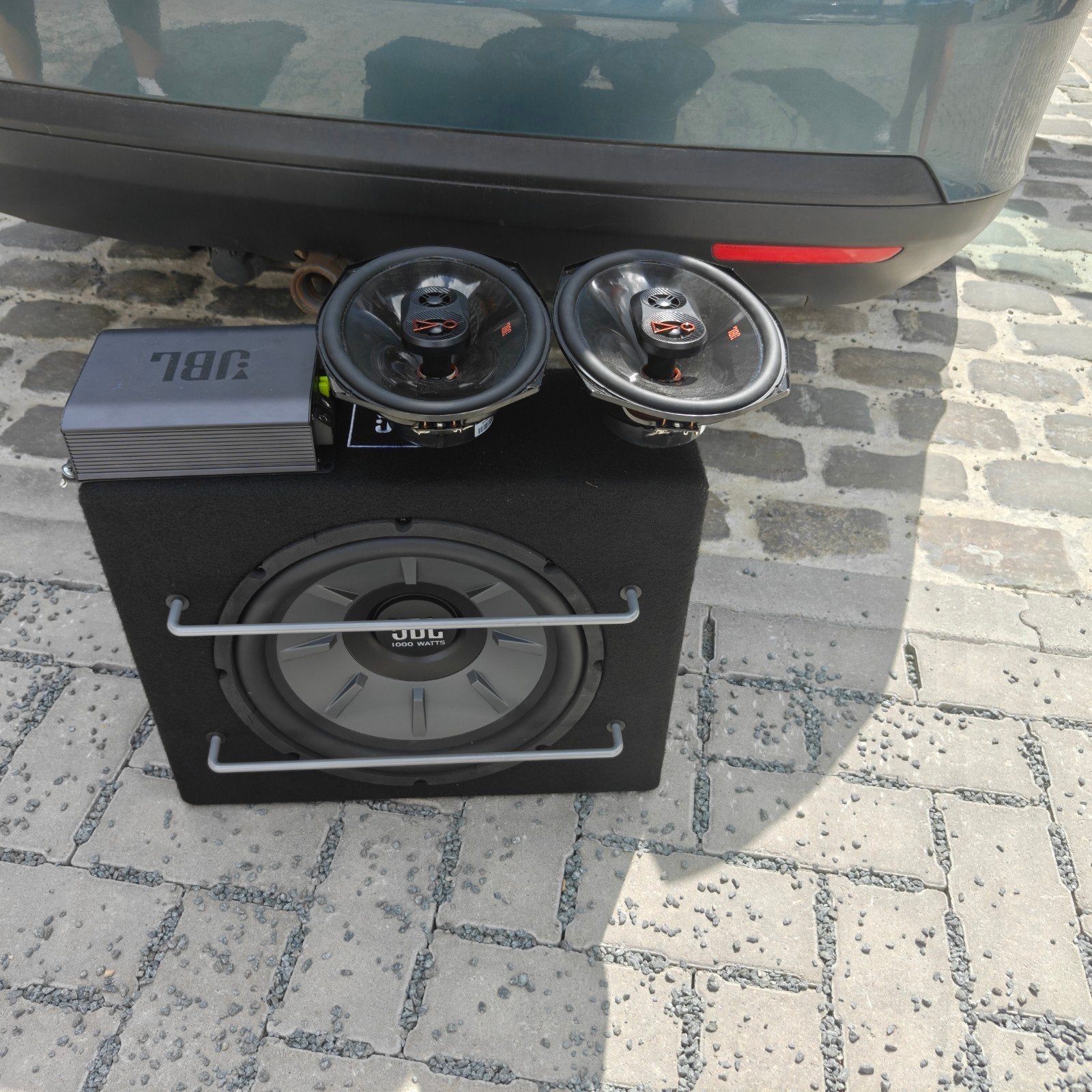 JBL speaker+subwoofer+versterker compleet set, TV, Hi-fi & Vidéo, Enceintes, Enlèvement, Subwoofer, JBL