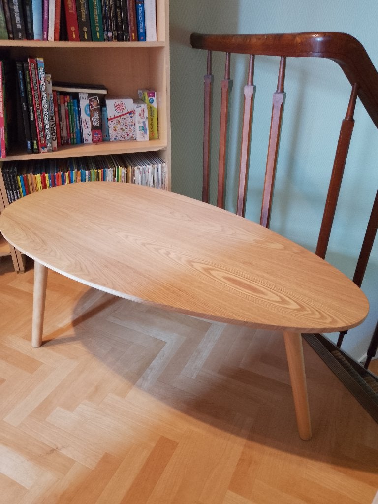 Table de salon, Neuf, 100 à 150 cm, Enlèvement, Scandinave
